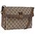 Borsa a tracolla GUCCI GG Supreme Web Sherry Line PVC Beige 904 02 084 Auth ka6093