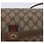 Borsa a tracolla GUCCI GG Supreme Web Sherry Line PVC Beige 904 02 084 Auth ka6093 - vista 3