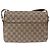Borsa a tracolla GUCCI GG Supreme Web Sherry Line PVC Beige 904 02 084 Auth ka6093 - vista 4