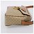 Céline Borsa a tracolla CELINE Macadam Canvas PVC Beige Gold Auth 202679 D'oro - vista 5