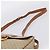 Céline Borsa a tracolla CELINE Macadam Canvas PVC Beige Gold Auth 202679 D'oro - vista 8