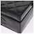 Borsa a tracolla CHANEL Matelasse in pelle verniciata nera e oro CC Auth 203247 Nero D'oro - vista 12