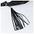 Borsa a tracolla CHANEL in pelle nera con CC argento Auth 200547A Nero - vista 14