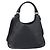 Borsa a tracolla CHANEL in pelle nera con CC argento Auth 200547A Nero - vista 2