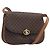Céline Borsa a tracolla CELINE Macadam PVC Pelle Marrone Tono Oro Auth 201403A
