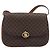 Céline Borsa a tracolla CELINE Macadam PVC Pelle Marrone Tono Oro Auth 201403A - vista 2
