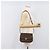 Céline Borsa a tracolla CELINE Macadam PVC Pelle Marrone Tono Oro Auth 201403A - vista 27