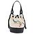 LOEWE Paula's Ibiza Collaboration Tasche Canvas 2way Ivory Silver Auth 202301M Silber Roh - Ansicht 13
