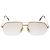 Gafas de sol CARTIER Trinity metal Gold Auth am12402M Dorado - vista 2