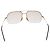 Gafas de sol CARTIER Trinity metal Gold Auth am12402M Dorado - vista 3