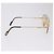 Gafas de sol CARTIER Trinity metal Gold Auth am12402M Dorado - vista 6