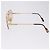 Gafas de sol CARTIER Trinity metal Gold Auth am12402M Dorado - vista 8