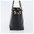 Borsa a tracolla con catena VERSACE in pelle nera e oro Auth 200693V Nero D'oro - vista 5