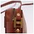 Borsa a tracolla MCM Vicetos PVC Pelle Marrone Tono Oro Auth 203589 - vista 17