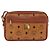 Borsa a tracolla MCM Vicetos PVC Pelle Marrone Tono Oro Auth 203589 - vista 2