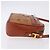Borsa a tracolla MCM Vicetos PVC Pelle Marrone Tono Oro Auth 203589 - vista 4