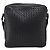 Borsa a tracolla BOTTEGA VENETA INTRECCIATO in pelle nera argento Auth mr2878V Nero - vista 3