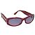 Occhiali da sole CHANEL Plastica Rosso Tono Oro CC Auth ka6179