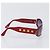 Occhiali da sole CHANEL Plastica Rosso Tono Oro CC Auth ka6179 - vista 5