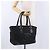 Borsa Tote CHANEL Paris New York Line Matelasse Nylon Nero Argento CC Auth 203206A - vista 28