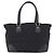 Borsa Tote CHANEL Paris New York Line Matelasse Nylon Nero Argento CC Auth 203206A - vista 4