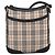 Borsa a tracolla BURBERRY Nova Check Canvas Beige Silver Auth ka6064 Argento - vista 2