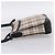 Borsa a tracolla BURBERRY Nova Check Canvas Beige Silver Auth ka6064 Argento - vista 4