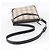 Borsa a tracolla BURBERRY Nova Check Canvas Beige Silver Auth ka6064 Argento - vista 7