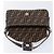 Borsa a tracolla FENDI Zucca Canvas Mamma Baguette Marrone Nero Auth BA15631V - vista 16