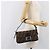 Borsa a tracolla FENDI Zucca Canvas Mamma Baguette Marrone Nero Auth BA15631V - vista 25