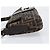 Borsa a tracolla FENDI Zucca Canvas Mamma Baguette Marrone Nero Auth BA15631V - vista 5