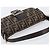Borsa a tracolla FENDI Zucca Canvas Mamma Baguette Marrone Nero Auth BA15631V - vista 6