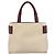Bolso de mano PRADA de cuero Blanco Rojo Auth ti4026 Roja - vista 3