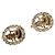 Orecchini Christian Dior metallo Gold Tone Auth SW2806V