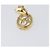 Orecchini Christian Dior metallo Gold Tone Auth SW2806V - vista 9