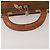 16 Céline Borsa a mano CELINE Macadam Canvas PVC Leather 2way Brown Gold Auth 199219 Marrone D'oro - vista 9