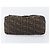 Borsa a tracolla FENDI Zucca Canvas Mamma Baguette Marrone Nero Auth BA15633A - vista 10