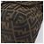 Borsa a tracolla FENDI Zucca Canvas Mamma Baguette Marrone Nero Auth BA15633A - vista 11