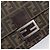 Borsa a tracolla FENDI Zucca Canvas Mamma Baguette Marrone Nero Auth BA15633A - vista 16