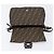 Borsa a tracolla FENDI Zucca Canvas Mamma Baguette Marrone Nero Auth BA15633A - vista 17