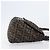 Borsa a tracolla FENDI Zucca Canvas Mamma Baguette Marrone Nero Auth BA15633A - vista 4