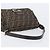 Borsa a tracolla FENDI Zucca Canvas Mamma Baguette Marrone Nero Auth BA15633A - vista 7