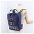 Zaino GUCCI RON HERMAN Canvas Navy Silver 477875 Auth 200358M Argento Blu navy - vista 26