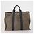 Hermès Borsa HERMES Fourre Tout MM cotone 4Set Navy Black Auth 199989 Nero Blu navy - vista 14