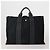 Hermès Borsa HERMES Fourre Tout MM cotone 4Set Navy Black Auth 199989 Nero Blu navy - vista 2