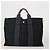 Hermès Borsa HERMES Fourre Tout MM cotone 4Set Navy Black Auth 199989 Nero Blu navy - vista 3