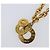 Céline Bracciale Circle CELINE metallo Gold Tone Auth SW2830 - vista 3