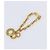 Céline Bracciale Circle CELINE metallo Gold Tone Auth SW2830 - vista 8