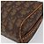 Borsa Christian Dior Trotter Canvas Romantic Chain Bag PVC Brown Silver Auth 196875M Marrone Argento - vista 13