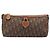 Borsa Christian Dior Trotter Canvas Romantic Chain Bag PVC Brown Silver Auth 196875M Marrone Argento - vista 2